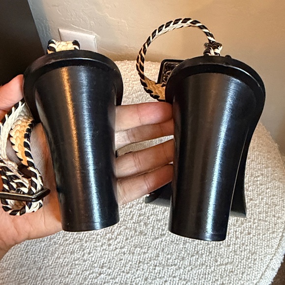 Ulla Johnson Deia High Heel Strappy Sandals in Cameo Size 40 - Picture 7 of 7